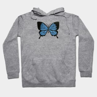 Blue Butterfly Hoodie